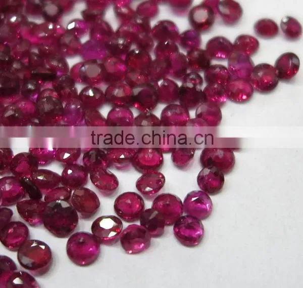 3-3.5mm Natural Loose Burmese Red Ruby Lot Cut Fine Color photo-4