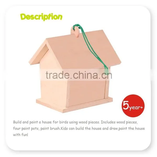 Preschool Wood Crafts Bird House photo-2