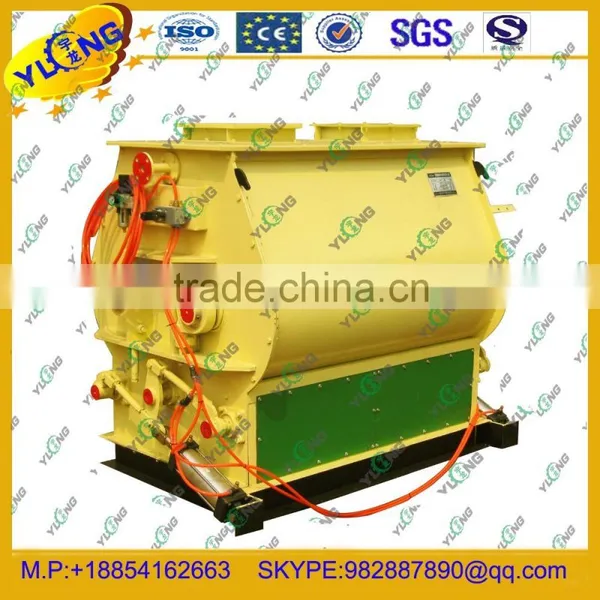Professional Fish Feed Mixing Machine / Chicken Feed Mixer With Double Shaft photo-2