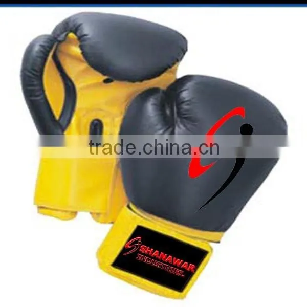Cow Hide Leather Boxing Gloves photo-2