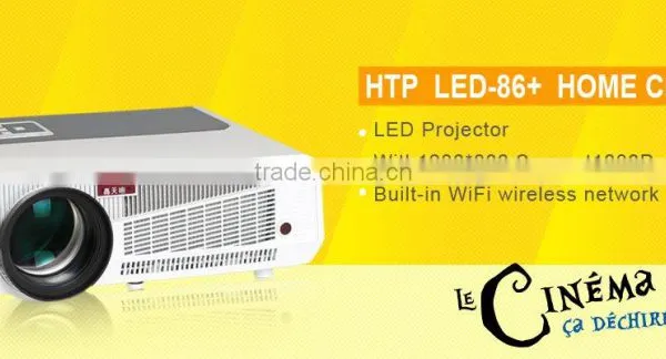 Low Cost Full hd Led Projector With WiFi Android for Home Entertainment photo-3