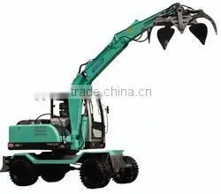 Hitachi Zx360h 5 Teeth Orange Peel Hydraulic Grapple photo-5