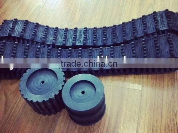 230 X 72 Rubber Track, Track Roller, Sprocket,rubber Belt /snow Removal Rubber Track