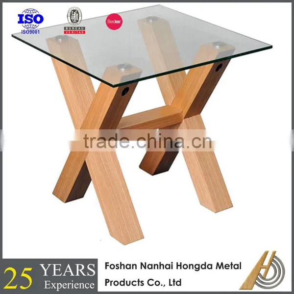 Modern Wooden Tempered Glass Coffee Table photo-5