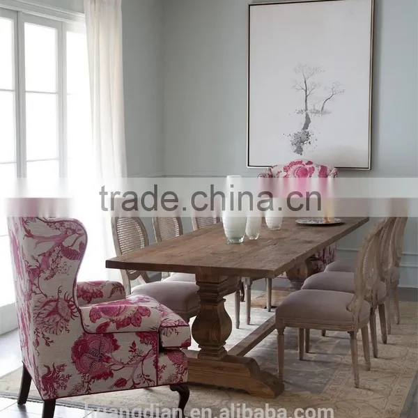 8 Seater Dining Table Industrial Furniture Wood Table Restaurant photo-2