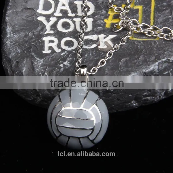 LCL-J3582 Enamel Soccer Baseball Volleyball Basketball Fashion Necklace photo-5