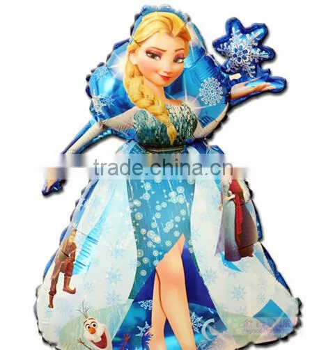 2015 Promotion Cartoon Animals Helium Balloon,16 Inches Printed Balloon, Christmas Day Snowball Frozen Balloon photo-6