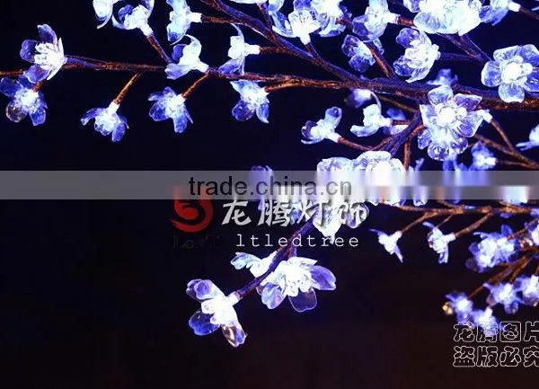 IP65 Remote Control RGB Cherry Blossom Decorative Led Tree photo-6