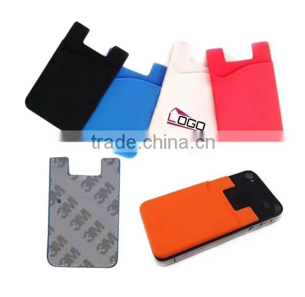2015 Hot Selling 3m Adhesive Silicone Smart Card Pocket photo-6