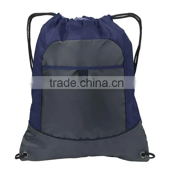 Cheap 210D Polyester Colorful Drawstring Cinch Pack Bag photo-5
