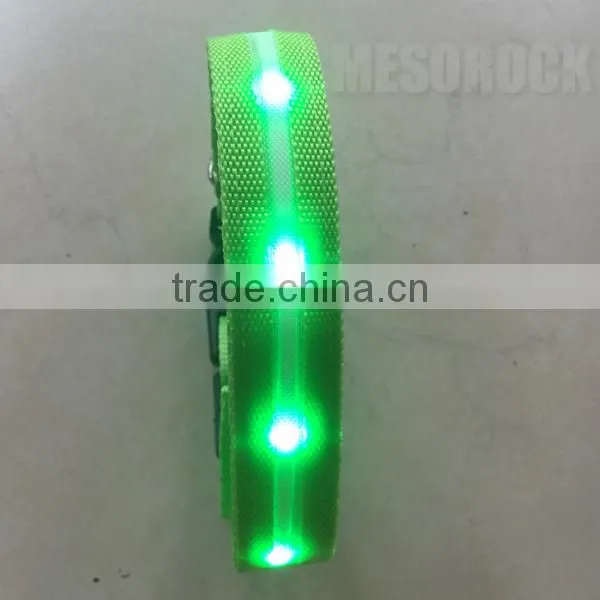 USB Rechargeable Nylon Flashing Pet Neck Collar Flashing Dog Collar Led Dog Collar photo-3