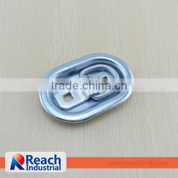 Zinc Plated Truck Trailer Recessed Lashing D Ring Point Ties photo-2