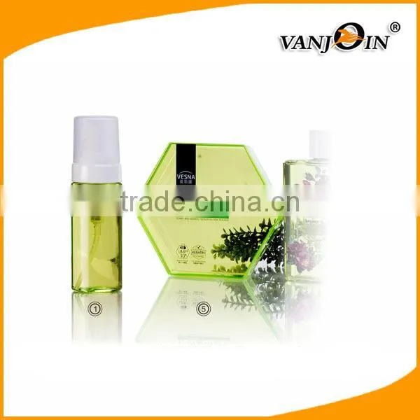 New Style 300ml 500ml 750ml Square PETG Plastic Carved Bottles Cosmetic Bottles photo-6
