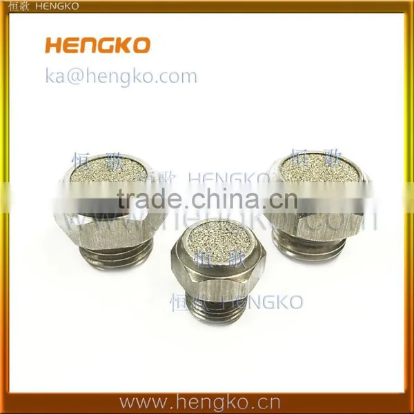 Sintered Brass Stainless Steel SS 316L Bronze MUFFLER Air Silencer photo-3
