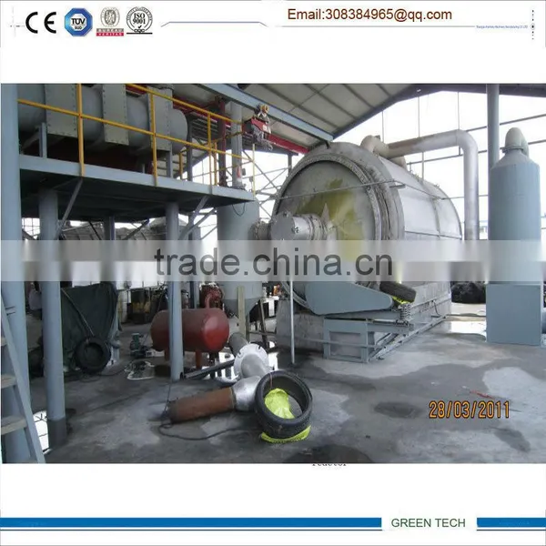 Tyre Recycling Machine Getting Tyre Oil by Pyrolysis Way 10 Ton per Day Processing Capacity photo-3