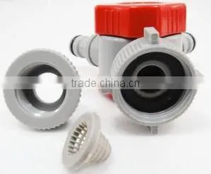 2-Way Garden Hose Connectors Snap With Dial Switch photo-6