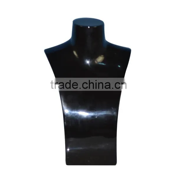 New Fiberglass Holder Jewelry Display Mannequins Black Side Head Model photo-2