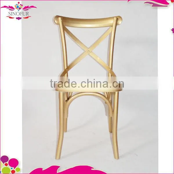 Best Seller Antique Wooden X-back Chair photo-3