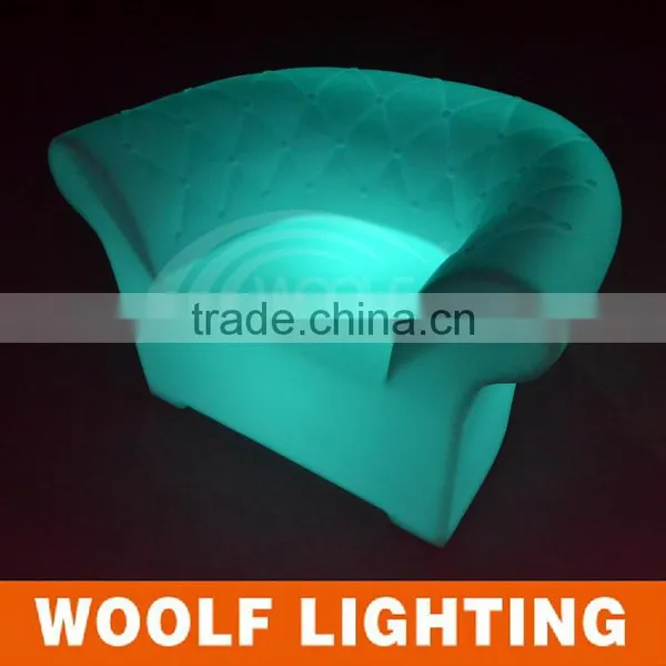 Modern Appearance General Used Light Up LED Furniture Sofa photo-2