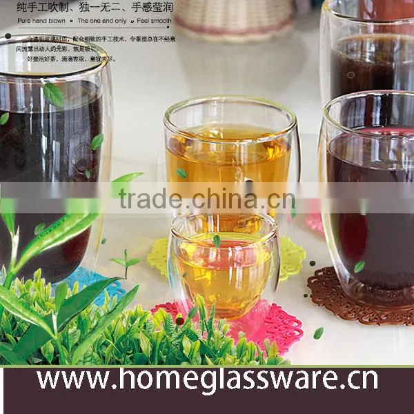 Double Wall Borosilicate Glass Coffee Cup From China photo-2