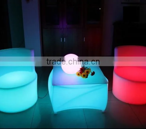 Wireless Inductive Charging Solon Leisure Led Cube Waiting Stool photo-6