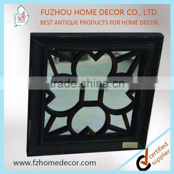 2016 New Style Antique Small Size Wooden Decorative Mirror Frame photo-2