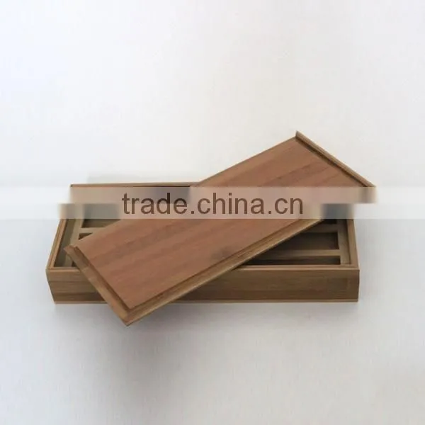 Customize Square Paulownia Tea Package Box, Crafts Torage Boxes photo-3