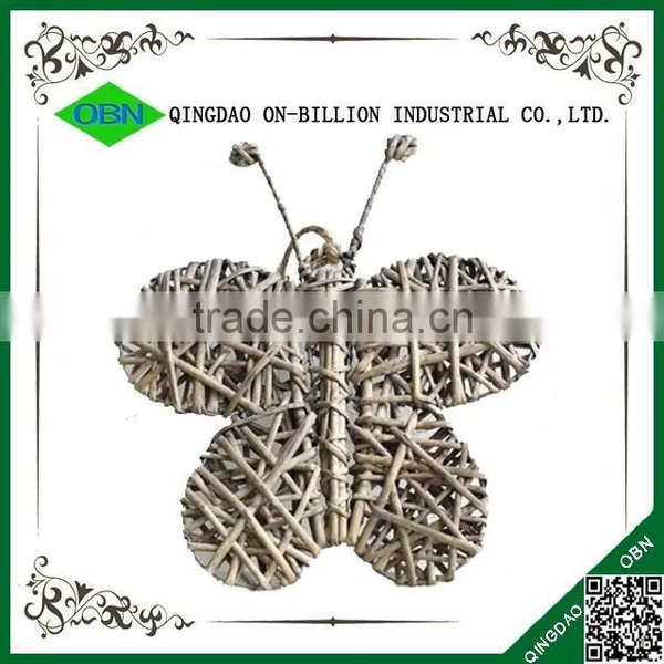 Christmas Hanging Wicker Wreath photo-4