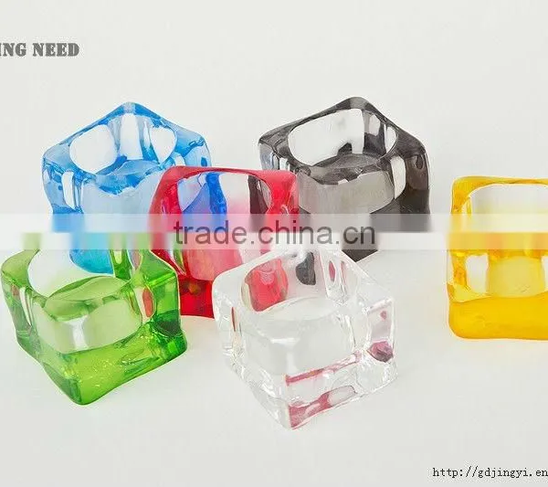 Plastic Acrylic Votive Crystal Candle Holder Decorations photo-2