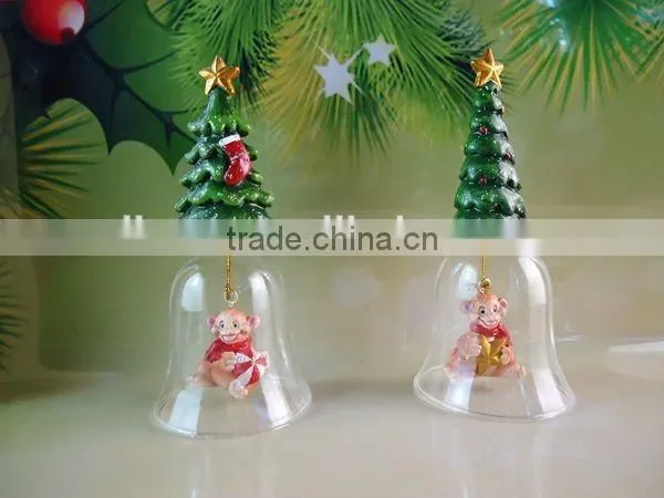 Resin Christmas Dinner Bell Decoration photo-3