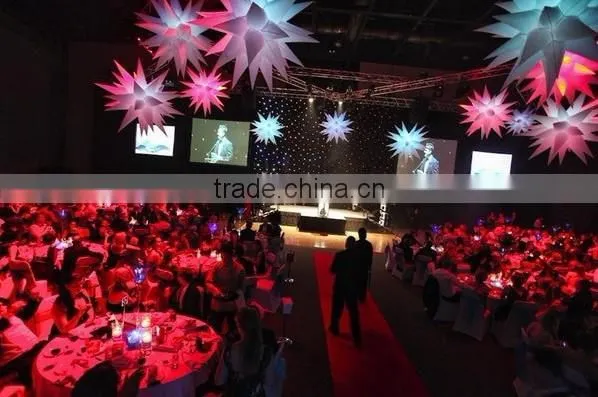 Hanging Inflatable Lighting Decoration/lighting Led Star for Party Decoration photo-3