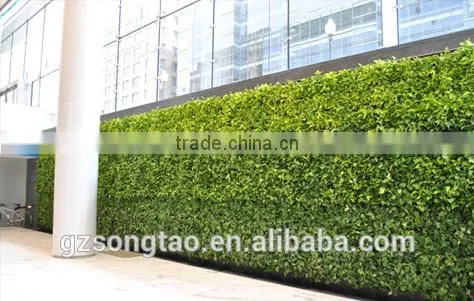 Songtao Natural Looking Green Artificial Vertical Green Grass Wall photo-3