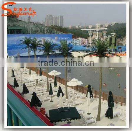 Latest Design Ourdoor Artificial Fack Fiberglass Coconut Tree Decoration Tree photo-3