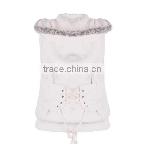 Sleeveless Girls Kurti Designs Sleeveless Down Jacket Sunnytex Zipper Front Working OEM Service Waistcoat For Women photo-2
