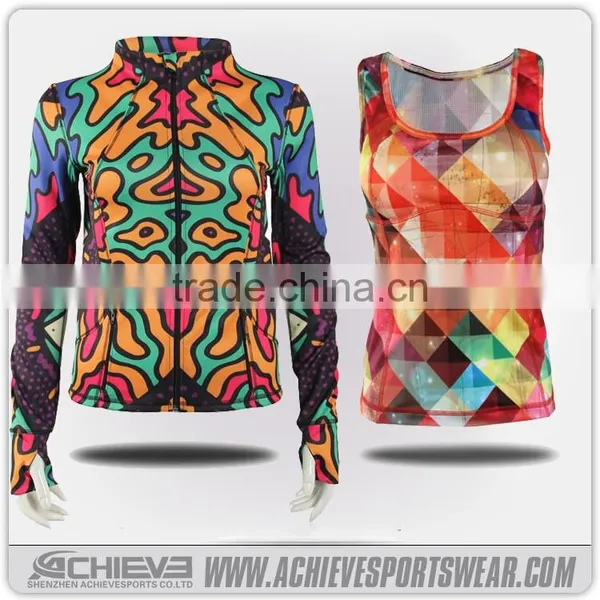 2017 Cheap Tracksuits Sports Wear, Stringer Gym Vest, Fitness Leggings for Women photo-2
