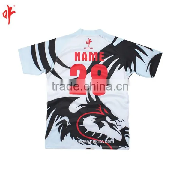 Custom Rugby Jerseys, Sublimation Dragon Oem Design,wholesale Sports Wear photo-2