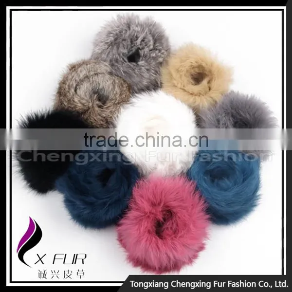 CX-A-28E Girl Decor Cute And Lovely Rabbit Fur Cuff Bracelet photo-2