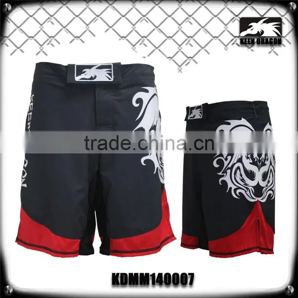 Men Cage Boxing Fighting Shorts Custom Sublimation MMA Training Shorts photo-3
