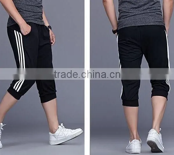 Custom Made Cheap Designer Mans Capri Training Pants Men Running Sport Pants photo-2