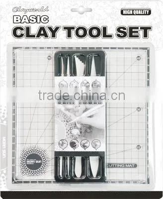 Taiwan Wholesale Polymer Clay Tool Set With Clay Pad photo-4