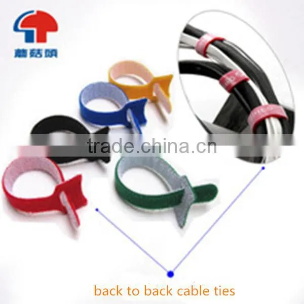 Customized Back to Back Hook & Loop Cable Ties For Securing And Bundle Cables photo-6