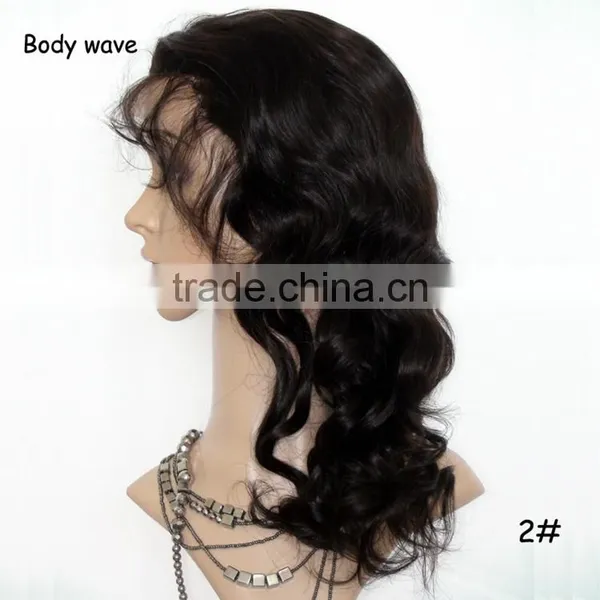 Wholesale Virign Brazilian Frontal Lace Human Hair Wig Black Rose Wavy Customized Full Lace Wigs photo-4