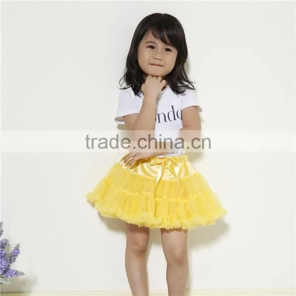 Kids Baby Girls Princess Dancewear Tutu Ruffle Chiffon Fluffy Pettiskirt Skirts photo-2