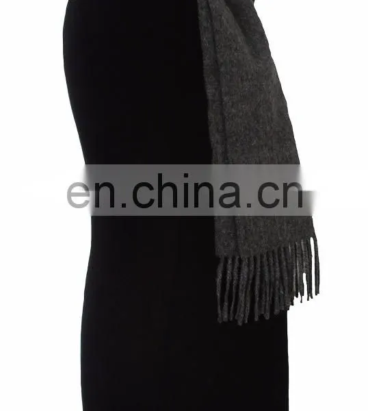 Gray Baby Alpaca Scarf photo-3