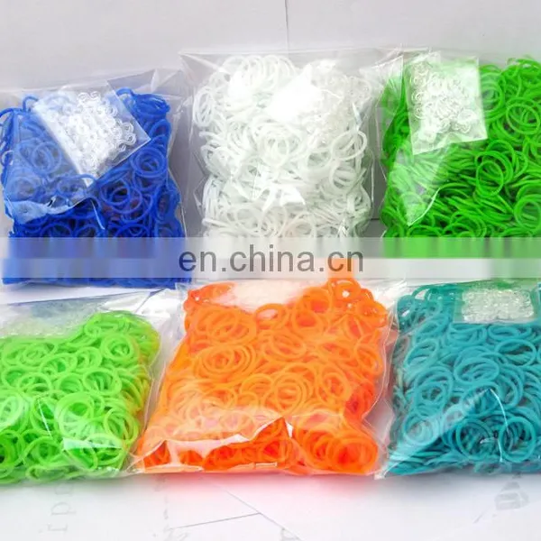 2014 Hot Selling DIY Colourfull Cheap Rainbow Rubber Bands RL-0002