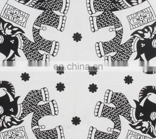 Indian Elephant Mandala Hippie Wall Hanging, Indian Bohemian Tapestry, Gypsy Bed Cover, Elephant Wall Hanging,Queen Bed Sheet photo-3