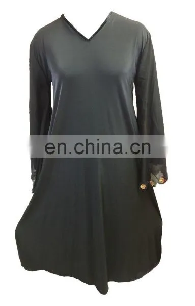 Decent Casual Wear 2017 Plain Abaya Burkha / Latest Islamic Wear Burqas 2017 (dubai Abaya 2017) photo-4