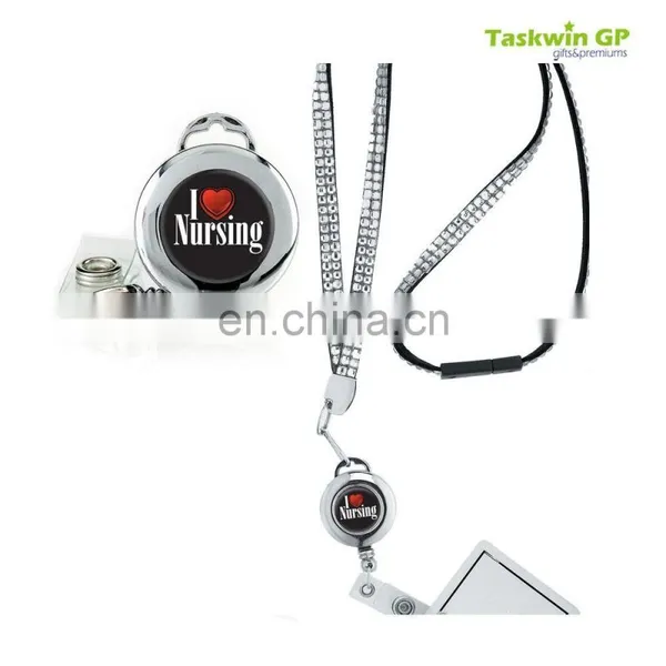 Rhinestone Lanyards With Bagde Holder/ Led Lanyard /card Holder for Promotional photo-2