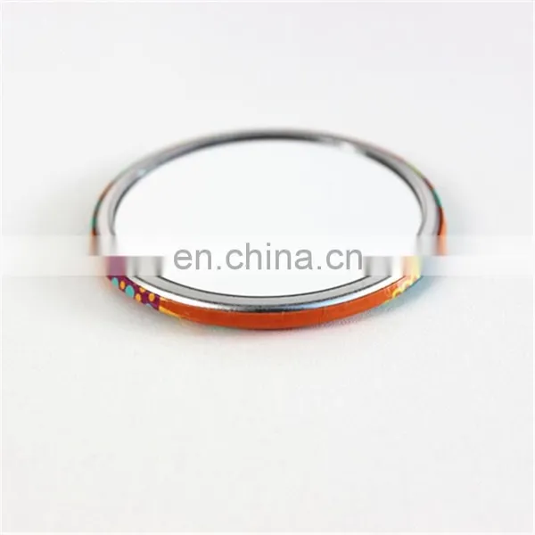 Sedex Audit Promotional Custom Mini Cute Unique Round Tin Plate Compact Pocket Mirror photo-3