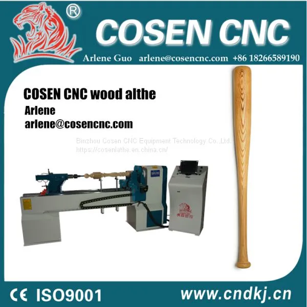 CNC Wood Turning Lathe Machine for Wood Baseball Bat photo-3